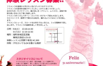 光が丘でフラメンコ体験レッスン