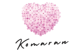 こまらん塾公式グッズブランド「Komaran」の公式ロゴ。